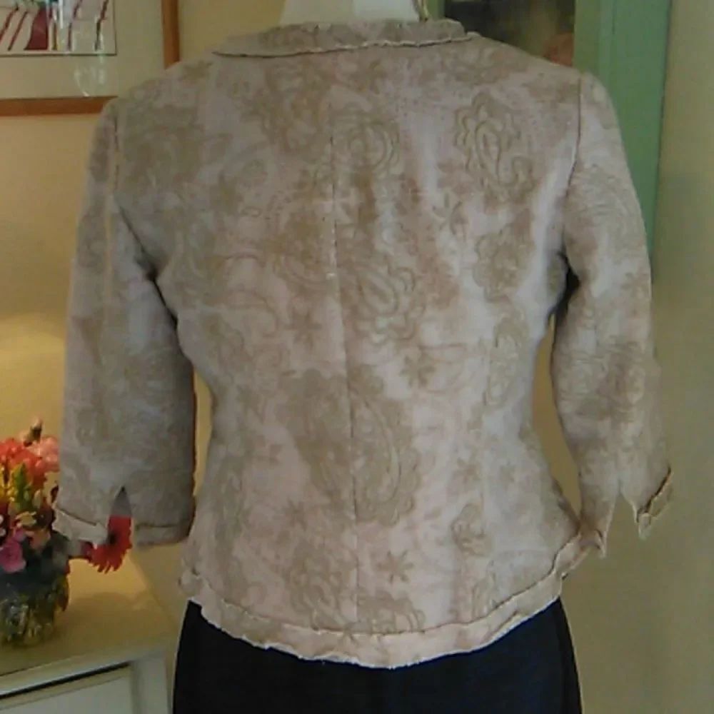 Coldwater Creek Rustic Boho Embellished Jacket - Picture 4 of 10